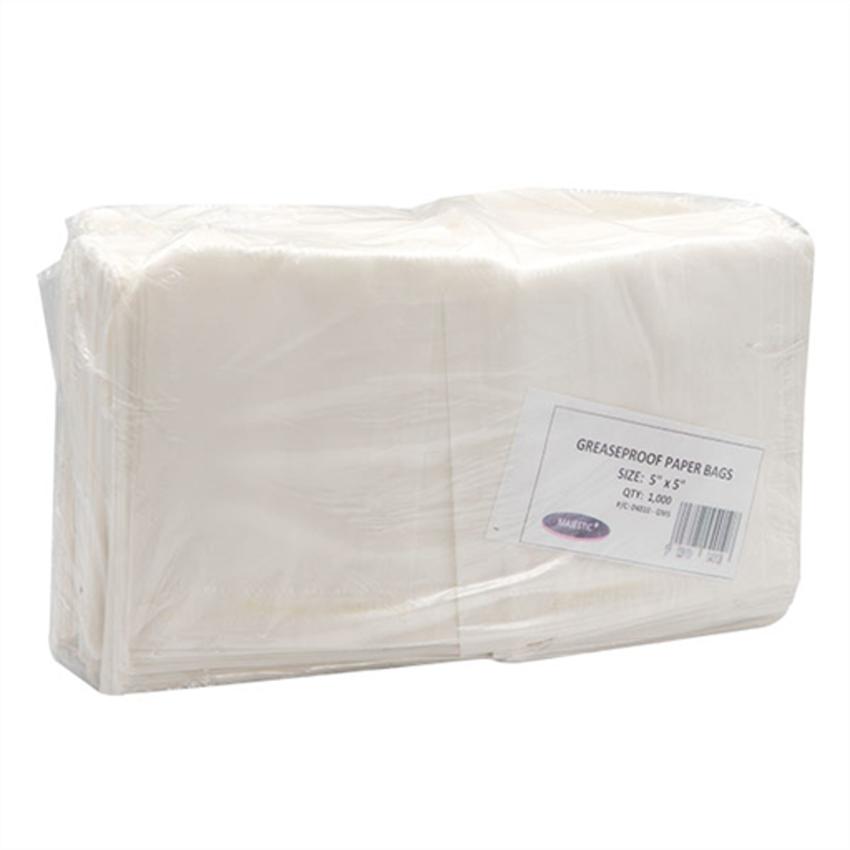 5X5 GREASEPROOF PAPER TAKEAWAY BAG