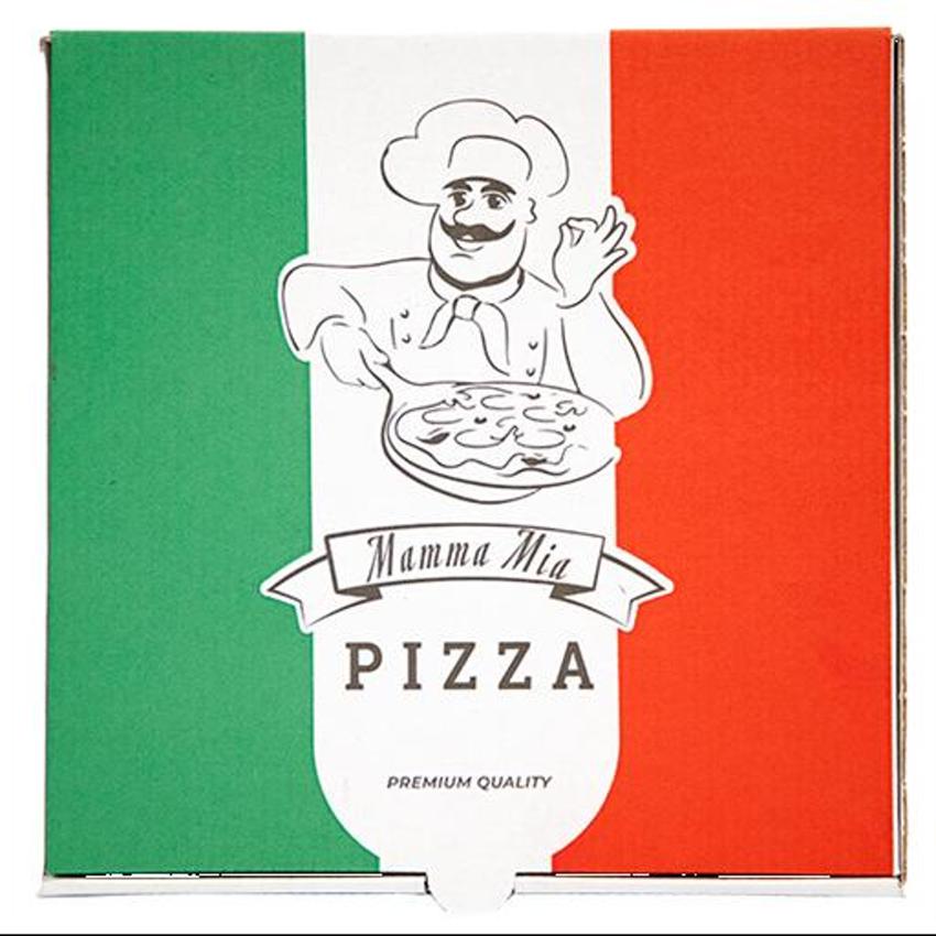 7" PERCO FULL COLOUR PIZZA BOXES