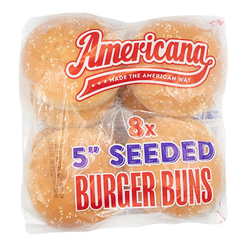 AMERICANA 5'' SEEDED BURGER BUNS