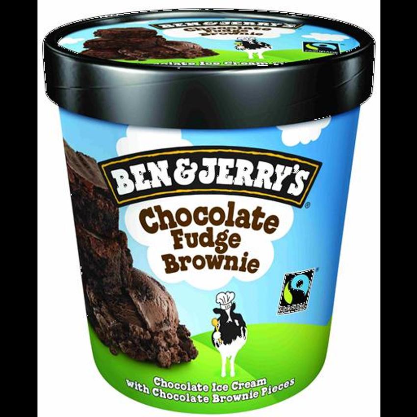 BEN&JERRY CHOCOLATE / FUDGE BROWNIE ICE