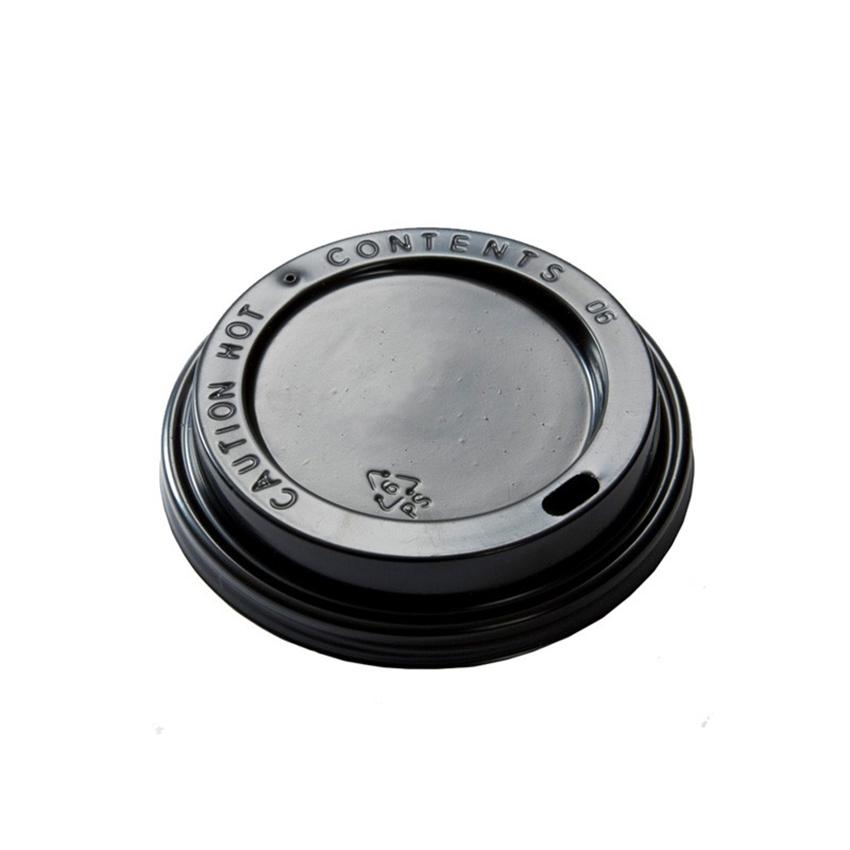 BLACK LIDS 12OZ RIPPLE CUPS