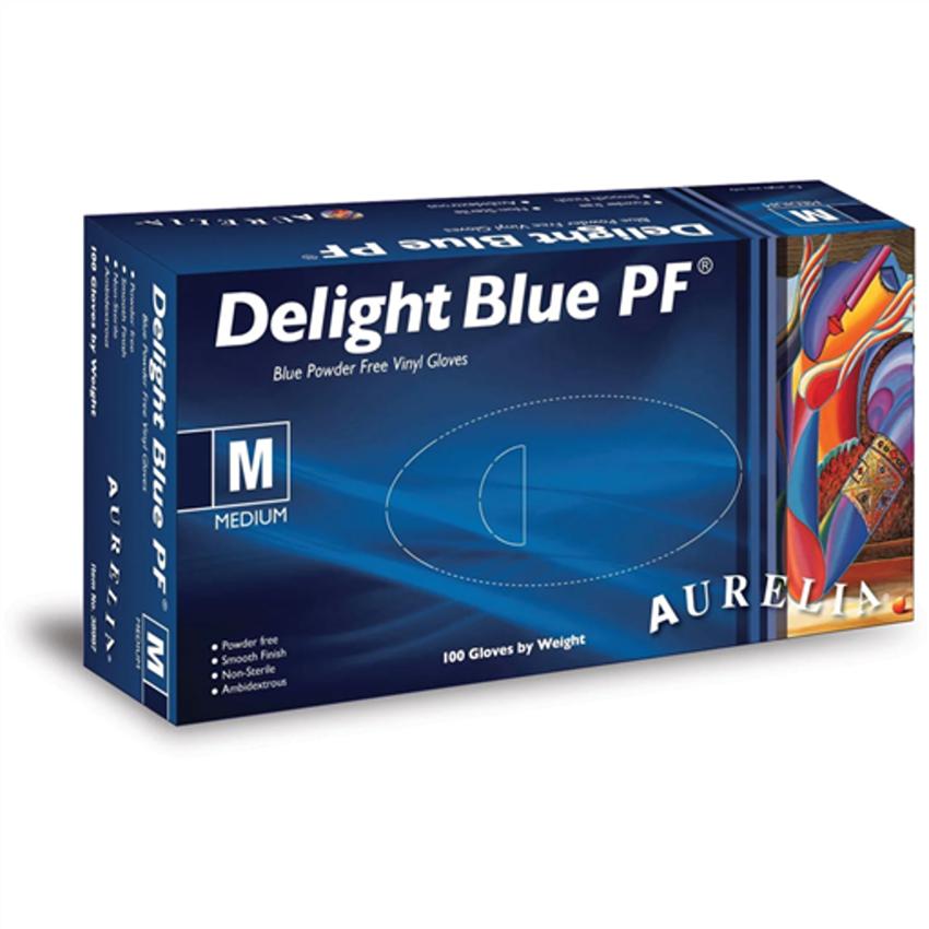 BLUE MEDIUM GLOVES