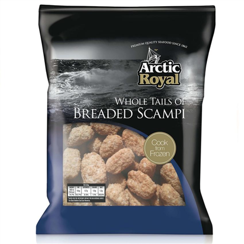 WHOLE TAILS OF BREADED SCAMPI