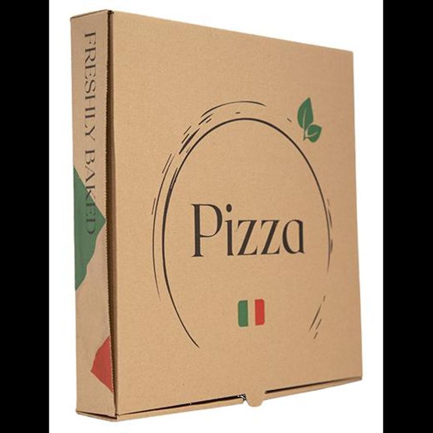 BROWN PIZZA BOX 10INC