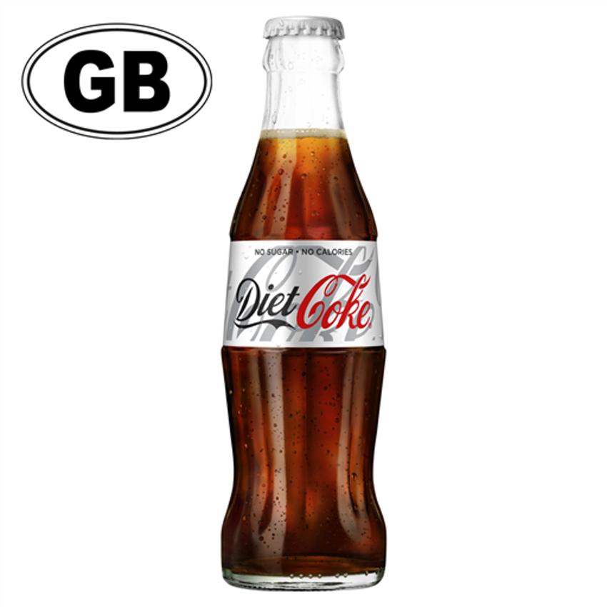 DIET COKE GLASS BOTTLE