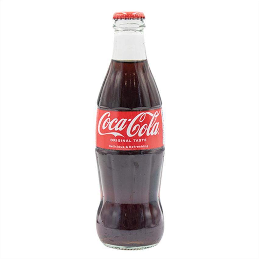 COCA COLA ORIGINAL TASTE GLASS BOTTLE