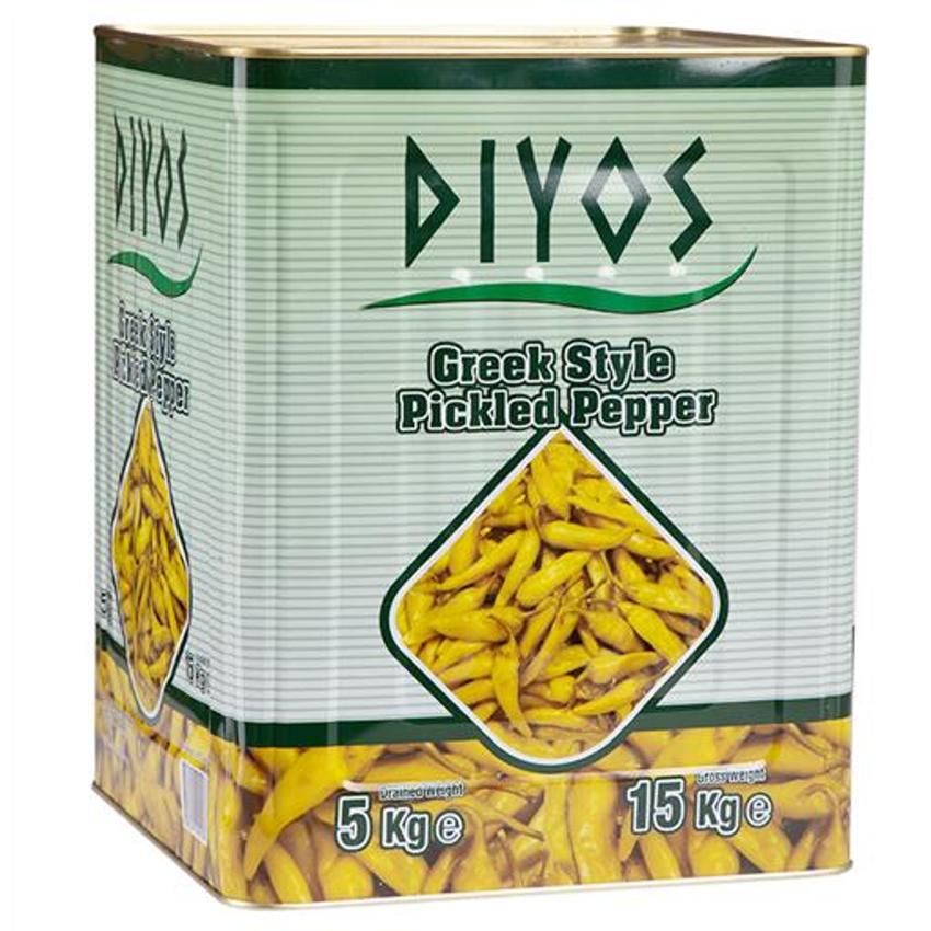 DIYOS TENEKE TURSU - PEPPERS PICKLE GREEK STYLE TIN