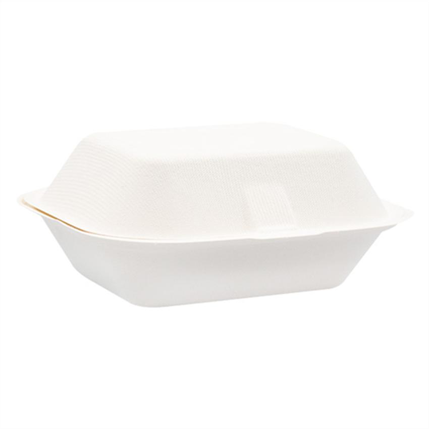 ENVIRO WARE - HB9 LUNCH BOX WHITE BAGASSE