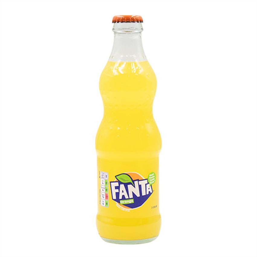 FANTA ORANGE GLASS BOTTLE