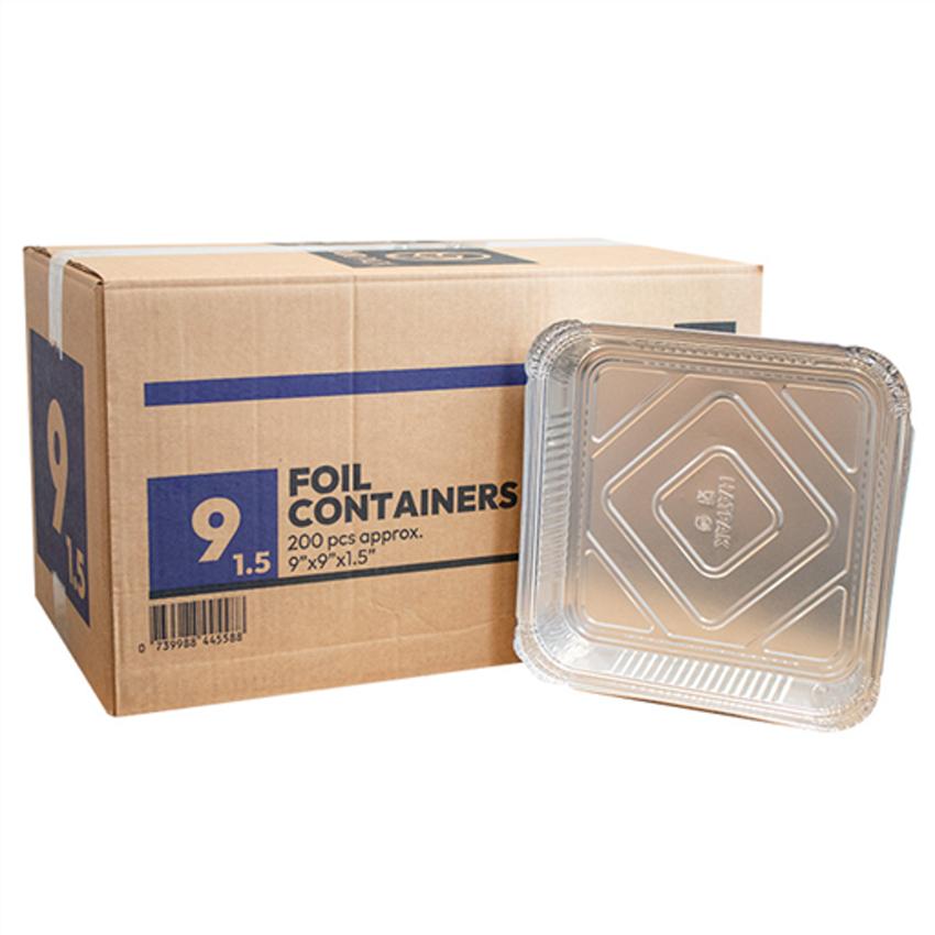 FOIL CONTAINERS 9X9 1.5MM