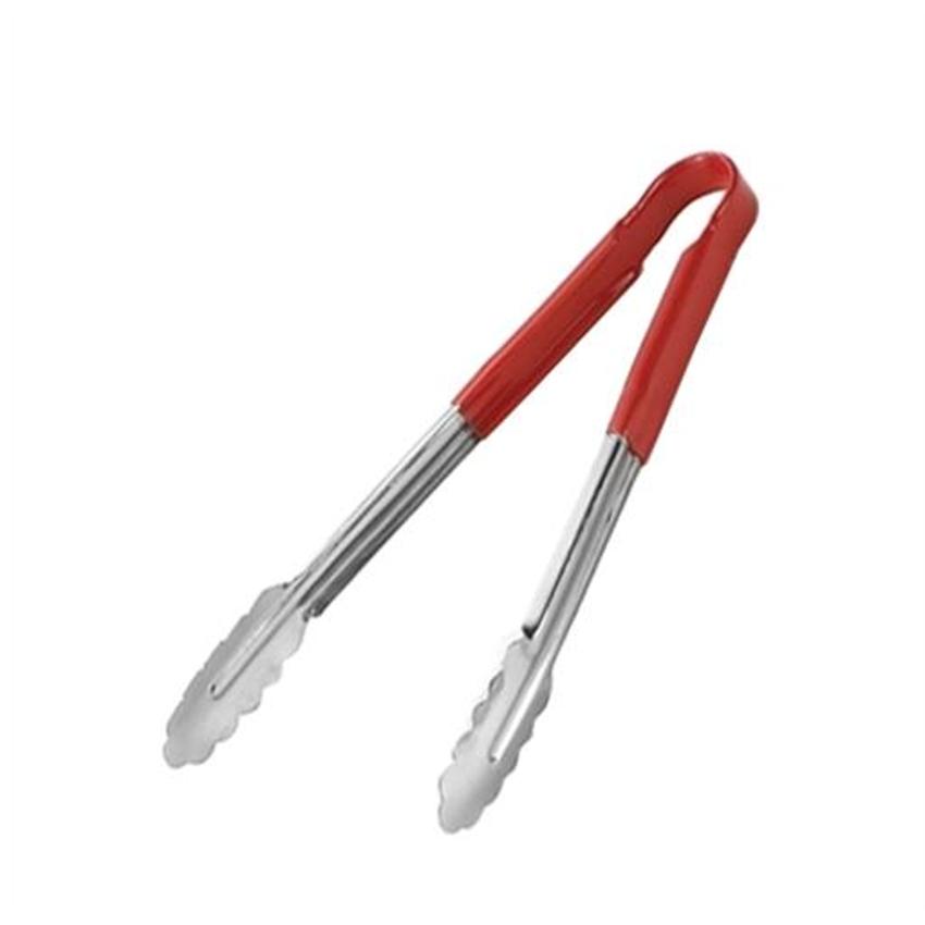 FOOD TONGS - PLASTIC RED (MASA)