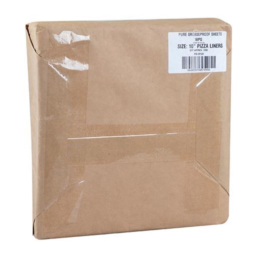 GREASEPROOF PIZZA LINER 10INC 10X10