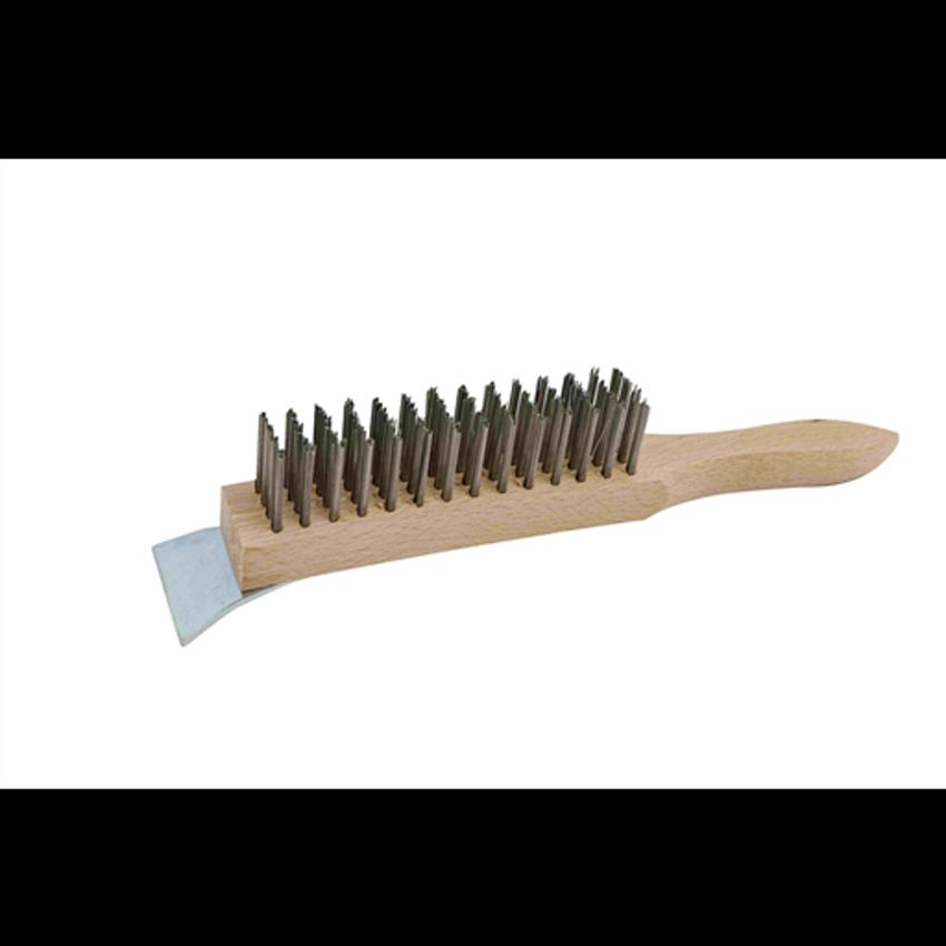 GRILL BRUSH WITH SCRAPE (TEL FIRCA)
