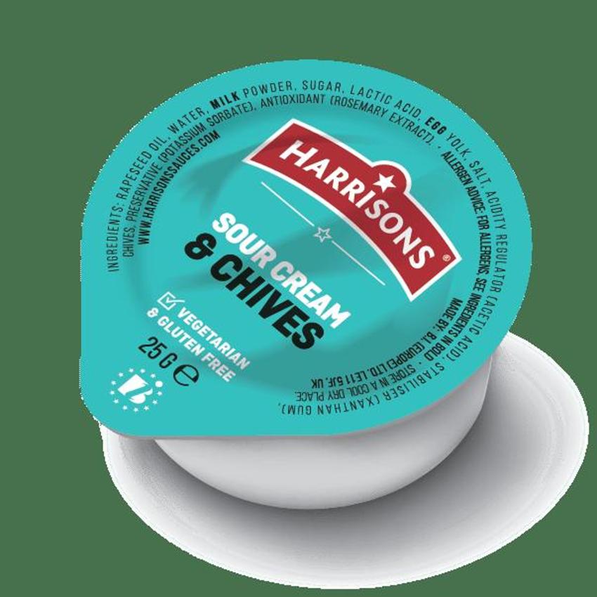 HARRISONS SOUR CREAM SAUCE DIP POT