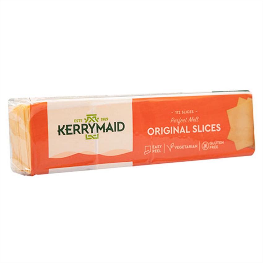 KERRYMAID BURGER CHEESE SLICES 1X112