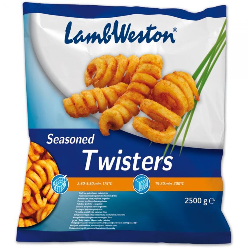 LAMBWESTON SEASONED TWISTERS SKIN ON