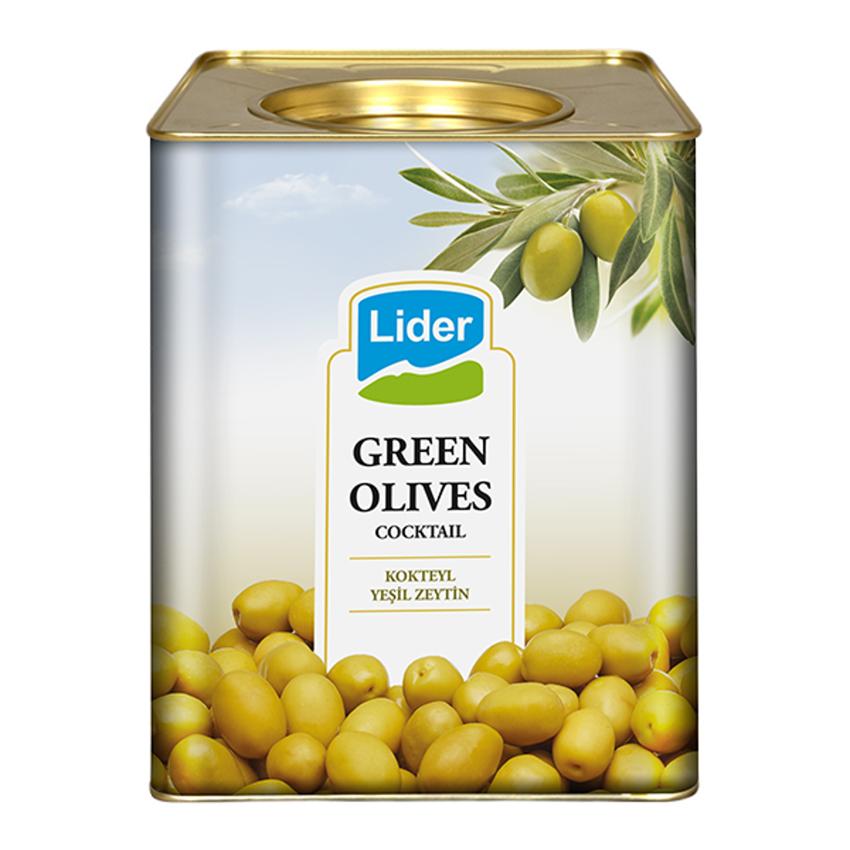 LIDER GREEN OLIVES WITH PEPPER