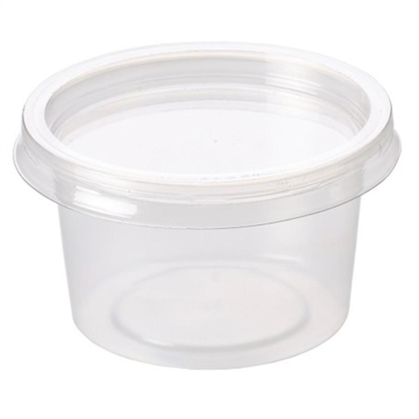 MAJESTIC 2OZ CLEAR SOUCE CUPS WITH LIDS