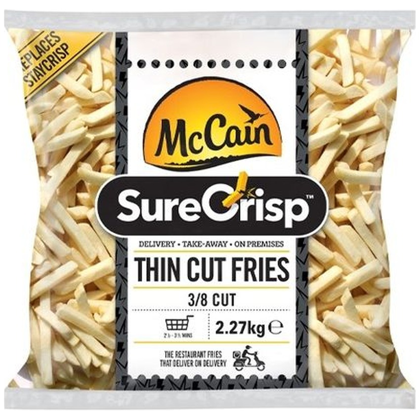 MCCAIN FAST FOOD 3/8 SURECRIPS CHIPS