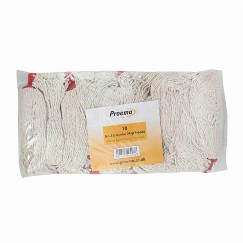 MOP HEADS JUMBO NO.16 PLASTIC