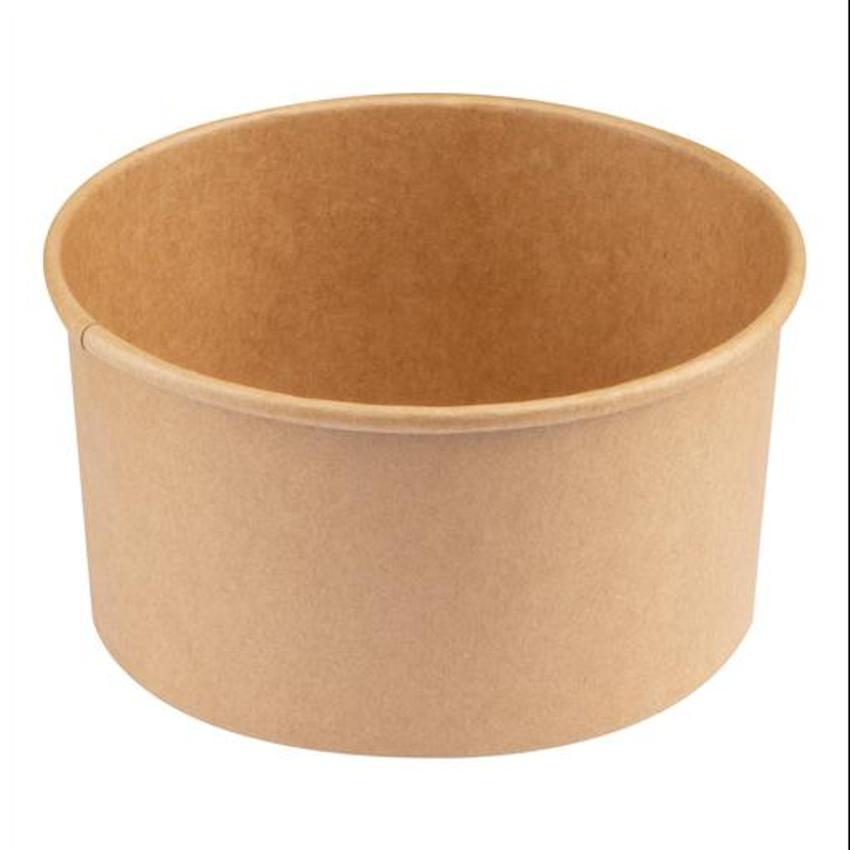 MAJESTIC ROUND KRAFT SALAD CONT BOWL 1000ML