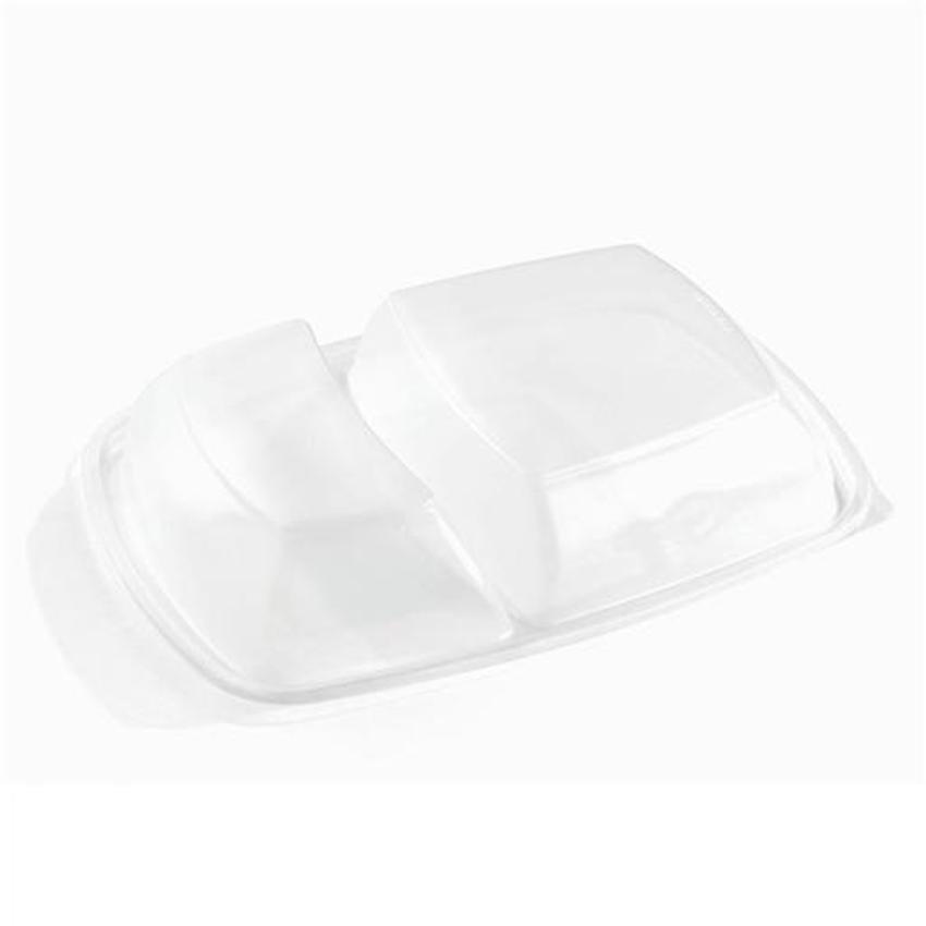 SABERT LIDS FOR 2 COMP RECT. 600/300ML