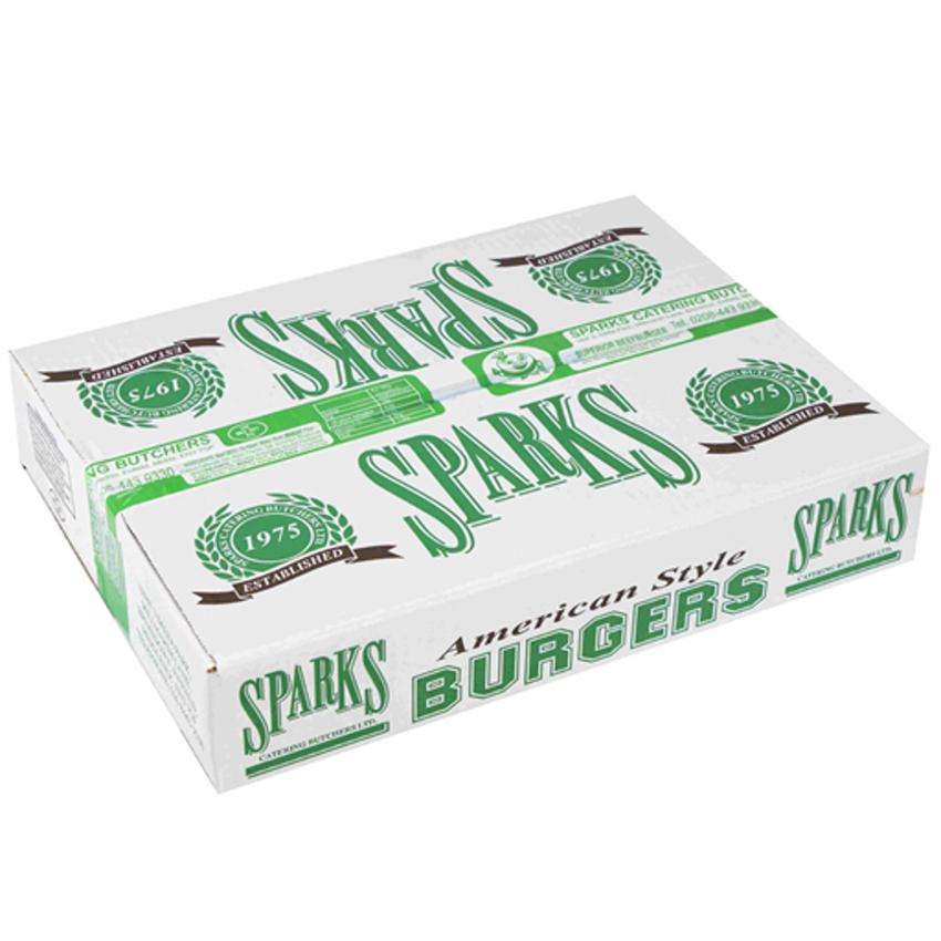 SPARKS 4OZ BURGER QUARTER POUNDER