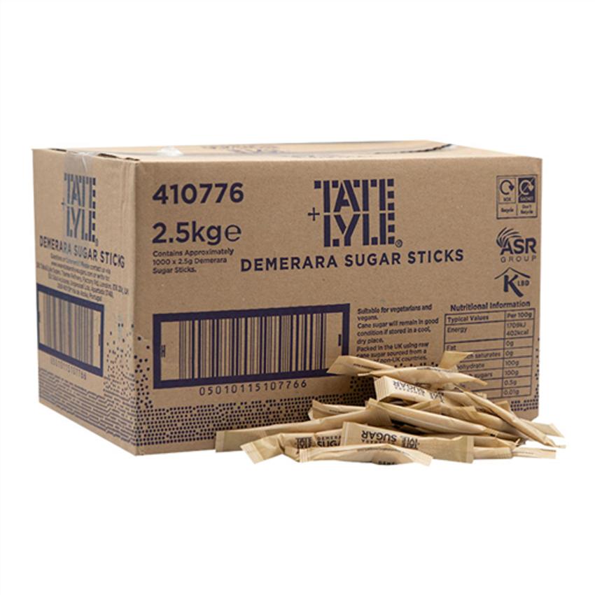 TATE&LYLE DEMERARA (BROWN) SUGAR STICKS