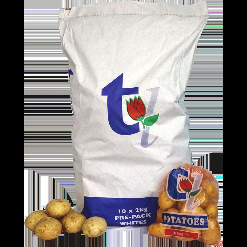 TULIP PP WHITE POTATOES 10X2KG