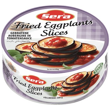 Sera Fried Eggplant Slices With Tomato Sauce