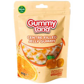 Gummyland Centre Filled Jelly With Orange