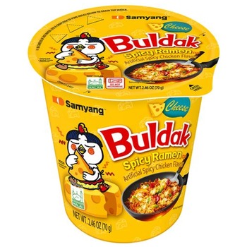 SAMYANG BULDAK HOT CHICKEN RAMEN CHEESE CUP-YELLOW