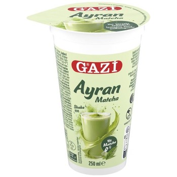 GAZI AYRAN WITH MATCHA (PLASTIC CUP)