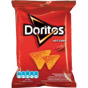 DORITOS HOT CORN (RED) CRISPS