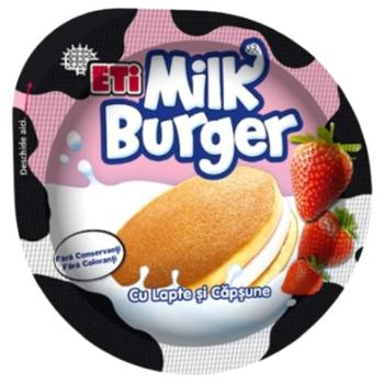 ETI MILK BURGER STRAWBERRY