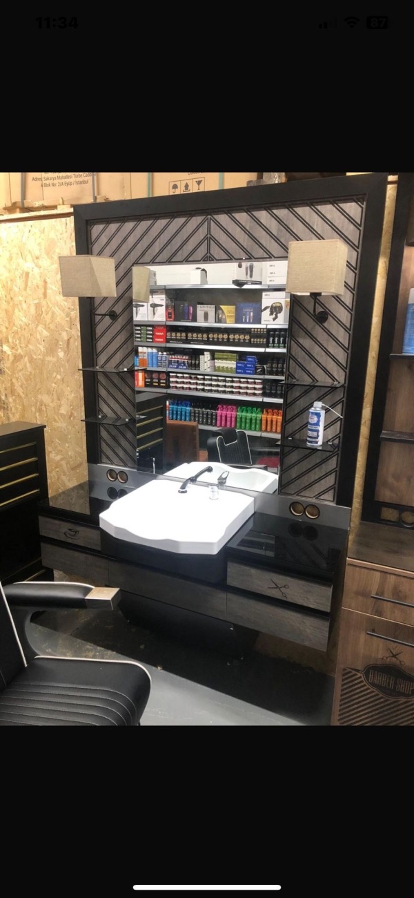 Barber Unit With Sink Kz 10 1 x 