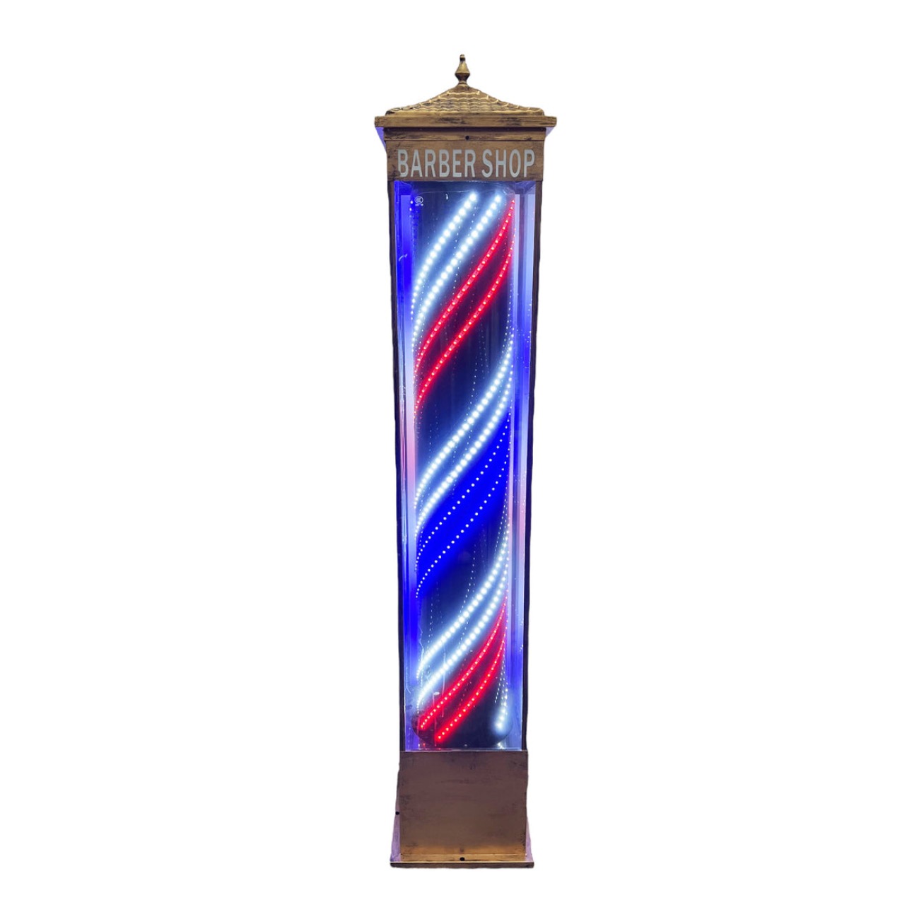 Floor Barber Pole Lantern Style Digital Led Light Esn-001066 1 x 1.8M