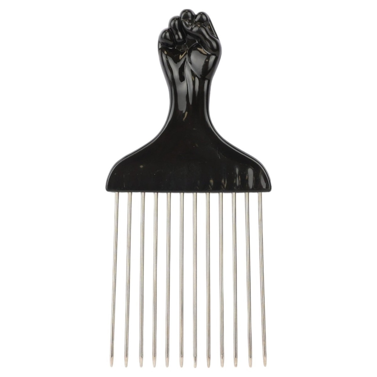 Hair Styling Comb Metal Picks Wide Tooth For Curly Hair Esn-003359 1 x 15.5CM