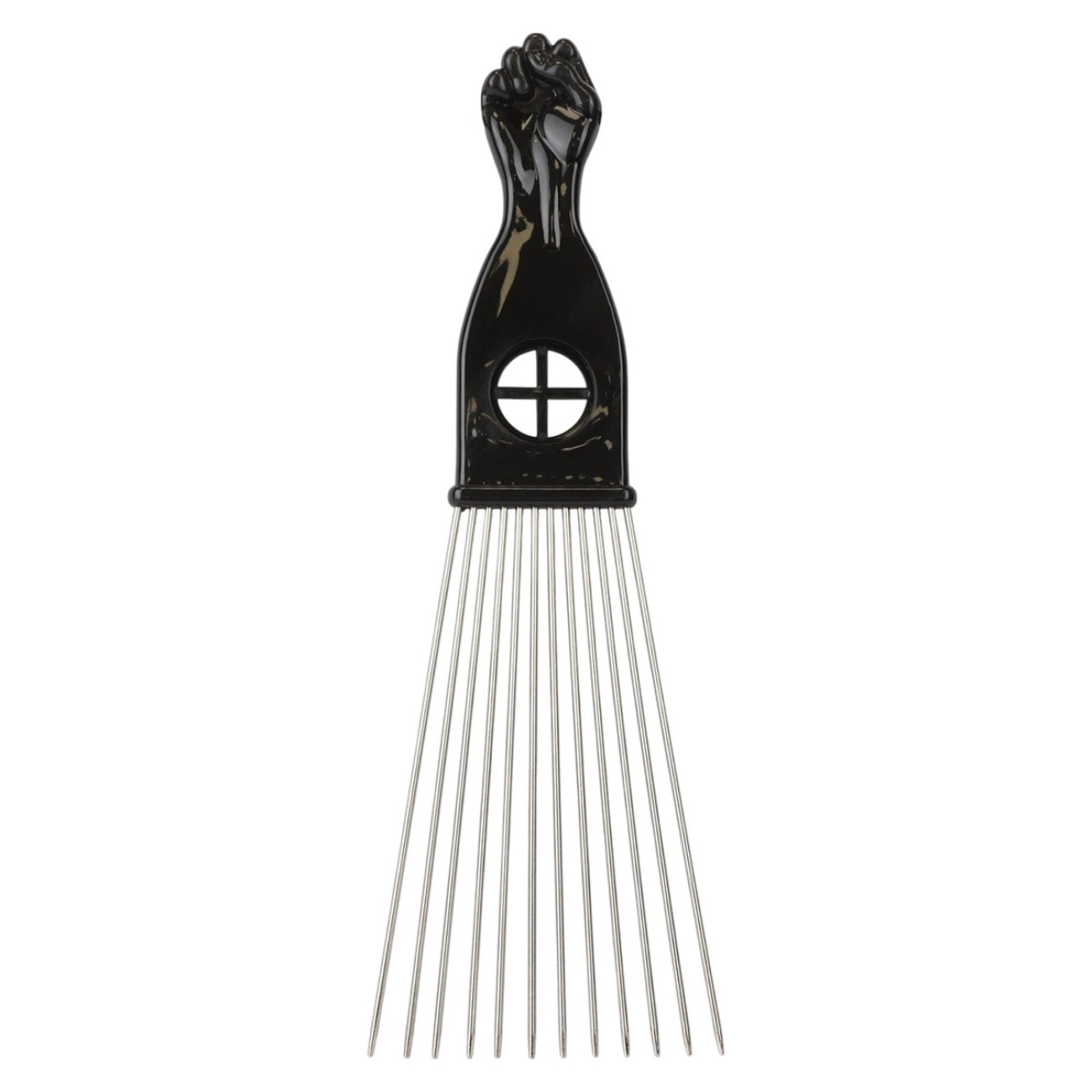 Hair Styling Comb Metal Picks Wide Tooth For Curly Hair Esn-003361 1 x 23CM