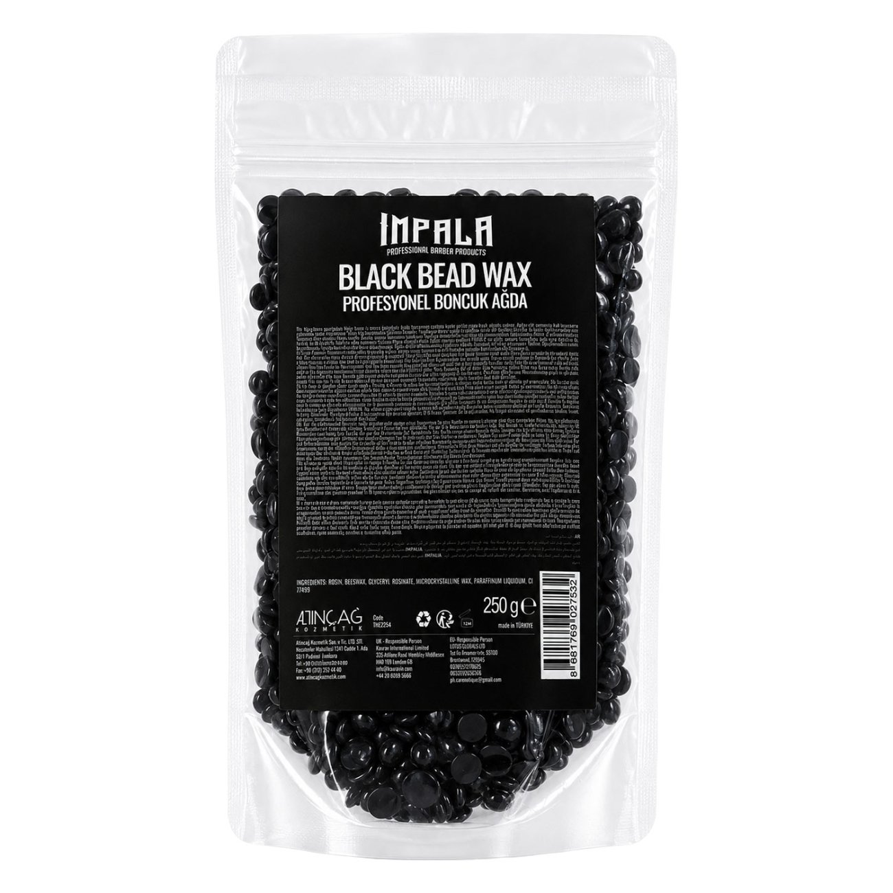 Impala Black Bead Hot Wax 1 x 250 G