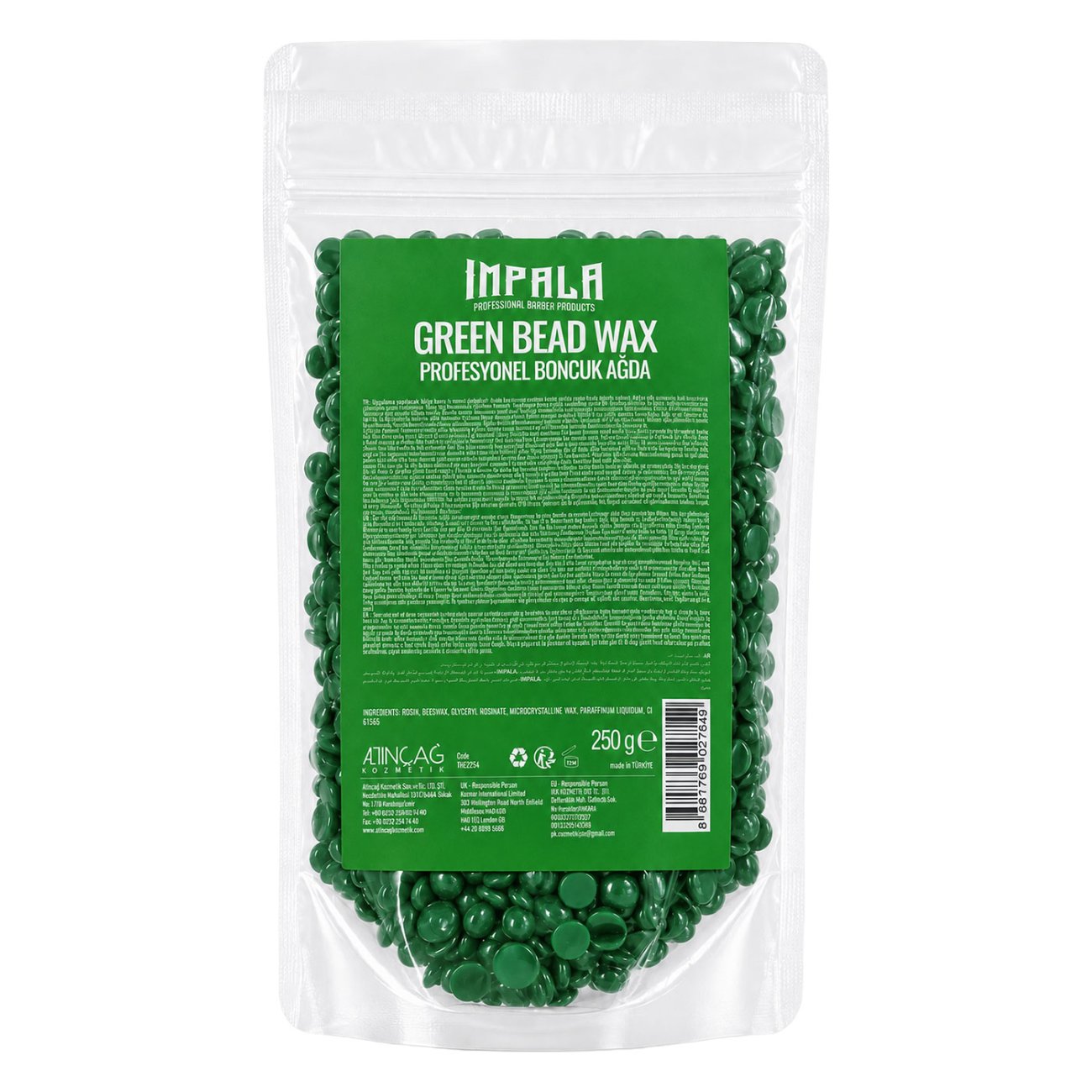 Impala Green Bead Hot Wax 1 x 250 G