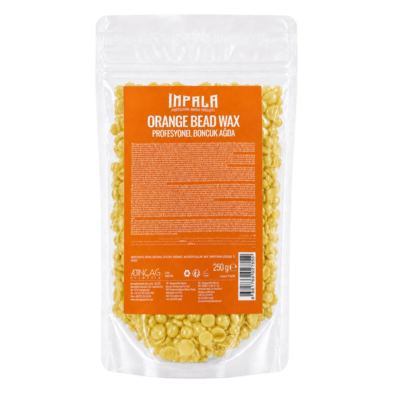 Impala Orange Bead Hot Wax 1 x 250 G