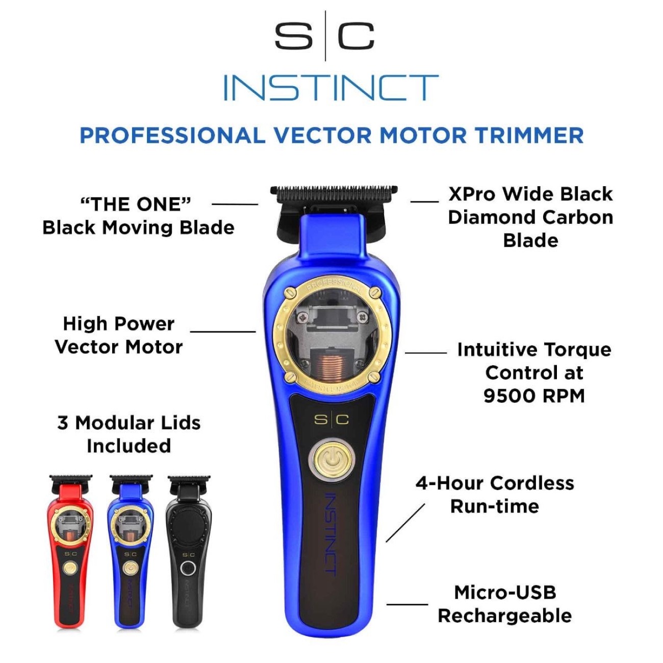 Sc Stylecraft Instinct Vector Motor Trimmer 1 x 