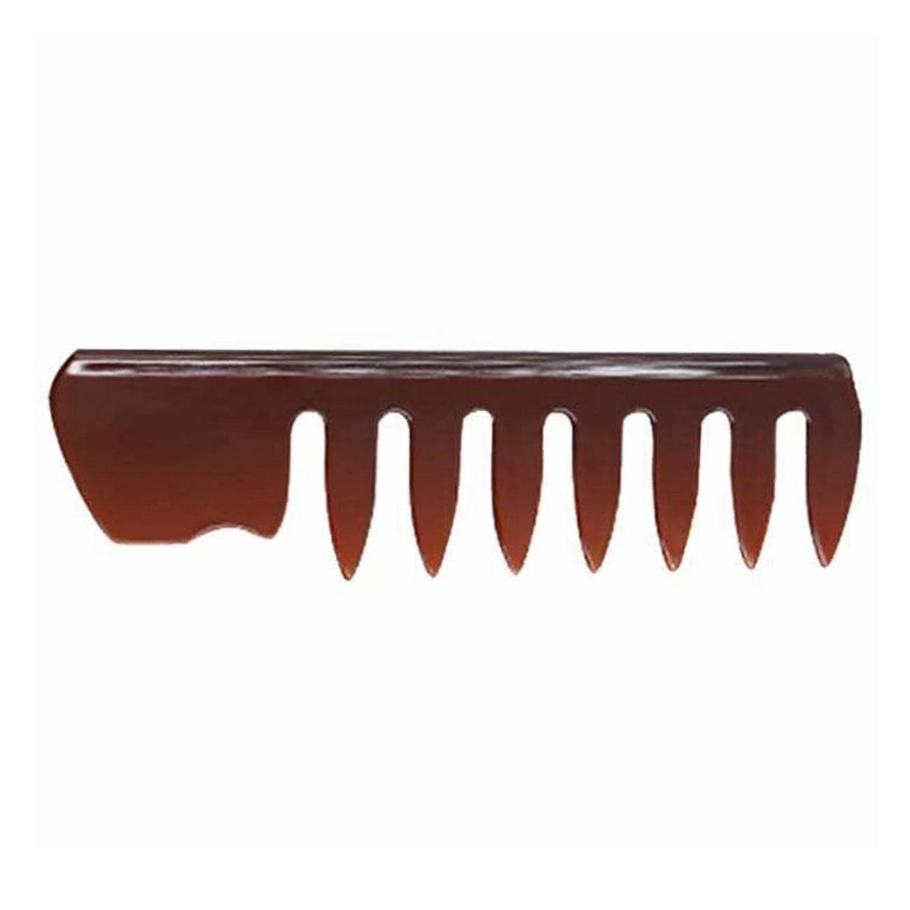 Vain Hair Styling Comb Brown Short 1 x 1