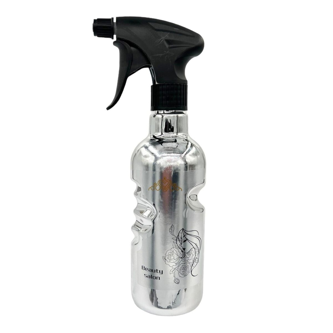 Water Spray Bottle Ergonomic Hand Grip Silver Esn-001217 1 x 500ML