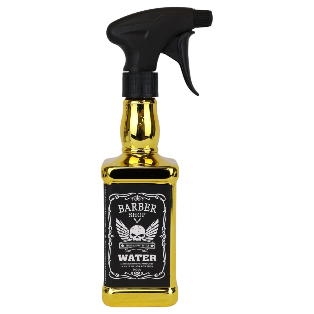 Water Spray Bottle Whisky Style Ultra Fine Mist Gold Esn-001178 1 x 500ML