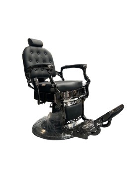 BARBER CHAIR 31852-E1 CHROME BLACK