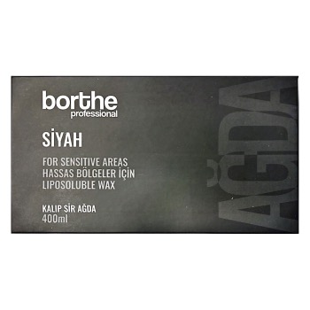 BORTHE SIYAH HOT WAX BLACK