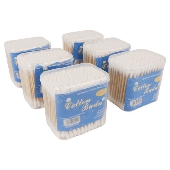DISPOSABLE DOUBLE HEADS COTTON SWABS 6X160PCS ESN-003095