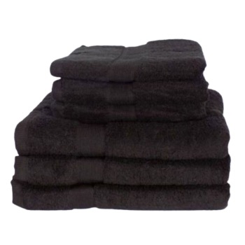 EGYPITIAN HAND TOWEL BLACK B0169